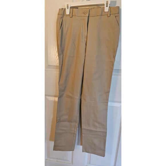 Izod Girls Khaki Pants Size 14 Stretch Adjustable Waist NIB - Picture 1 of 5